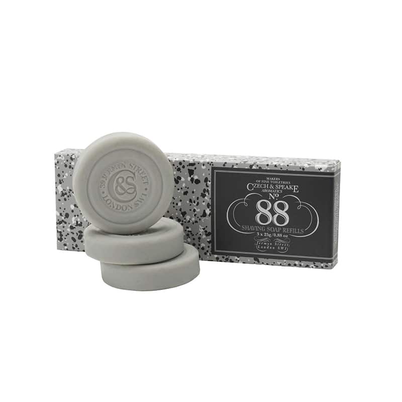 No88 Triple Pack Shaving Soap Refill