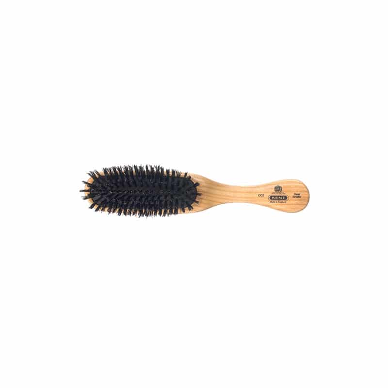 Cherry Wood Rubber Cushion Pure Black Bristle Brush - OC2