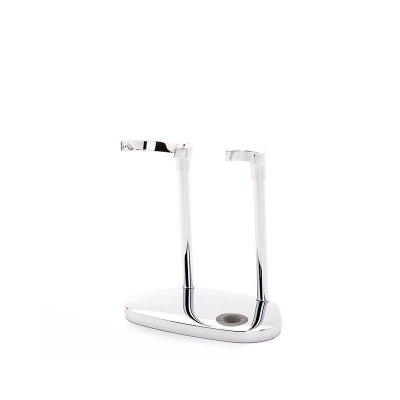 Kosmo Chrome Shaving Brush & Razor Stand - ( RHM87 )